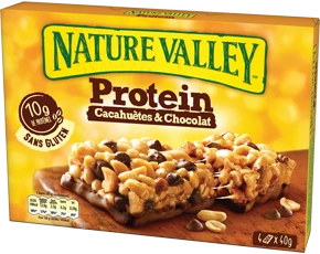 Schokoladen- und Erdnuss-Proteinriegel 4x4 - NATURE VALLEY