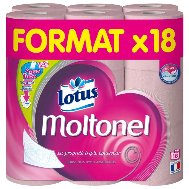 Toilettenpapier Moltonel x18 - LOTUS