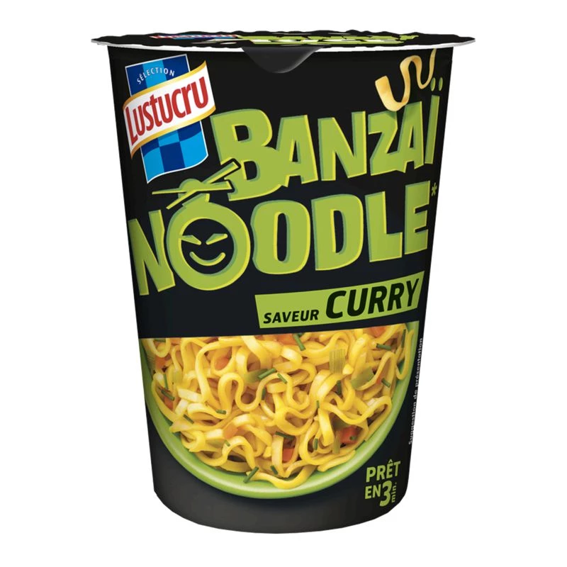 Banzai noodle au curry 60g - LUSTUCRU