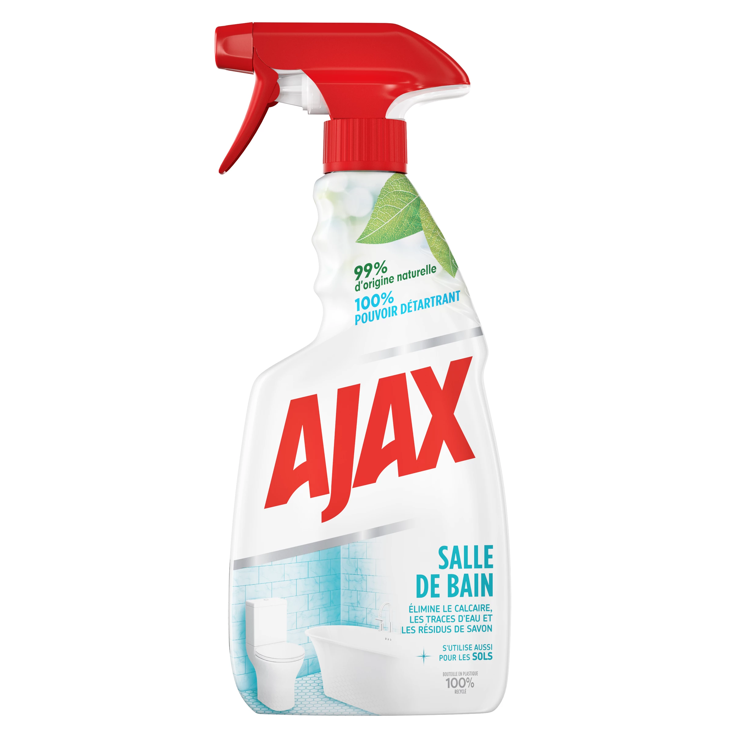 Huishoudelijke badkamerreiniger voor meerdere oppervlakken - AJAX