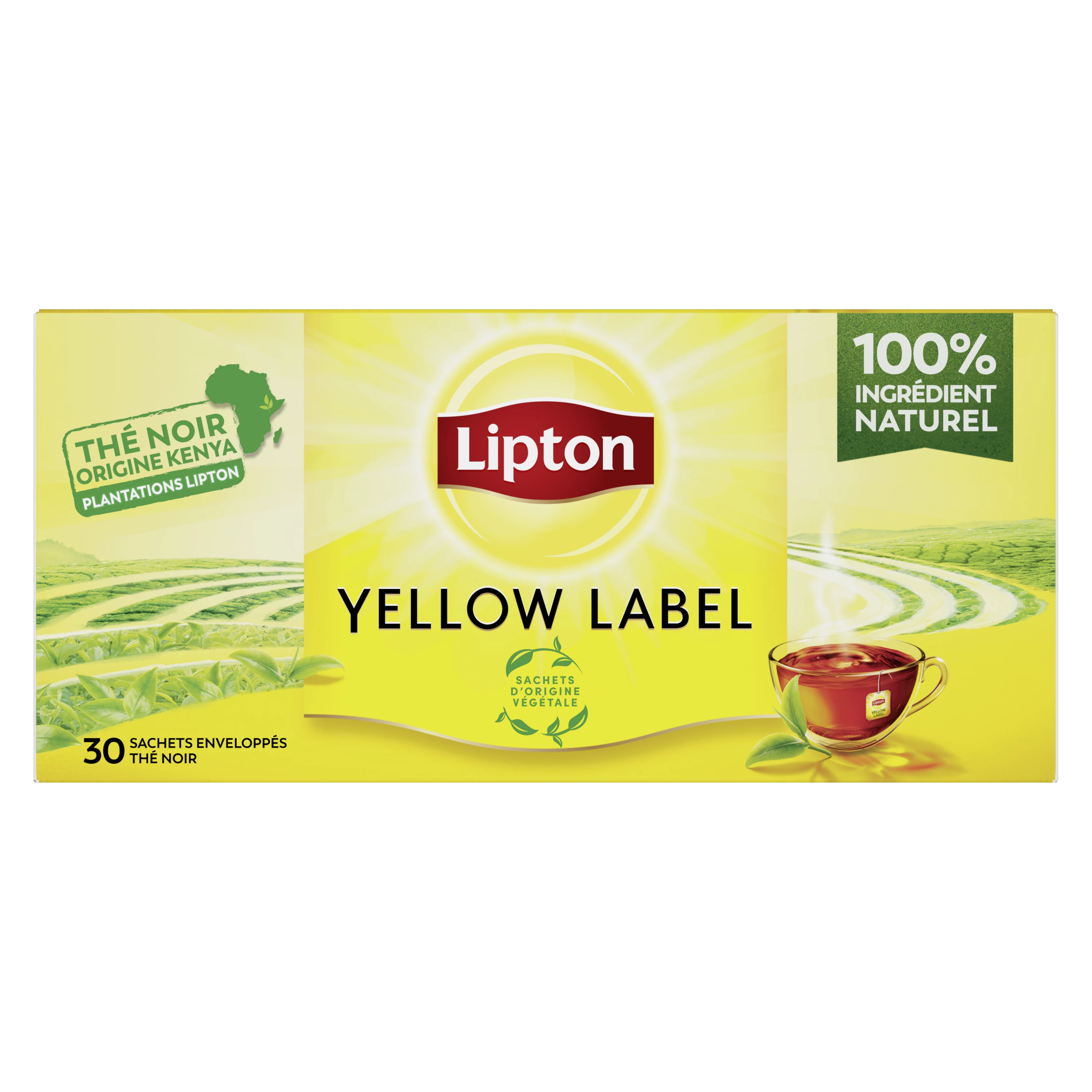 Thé Yellow Label 30s Quênia 60g - LIPTON