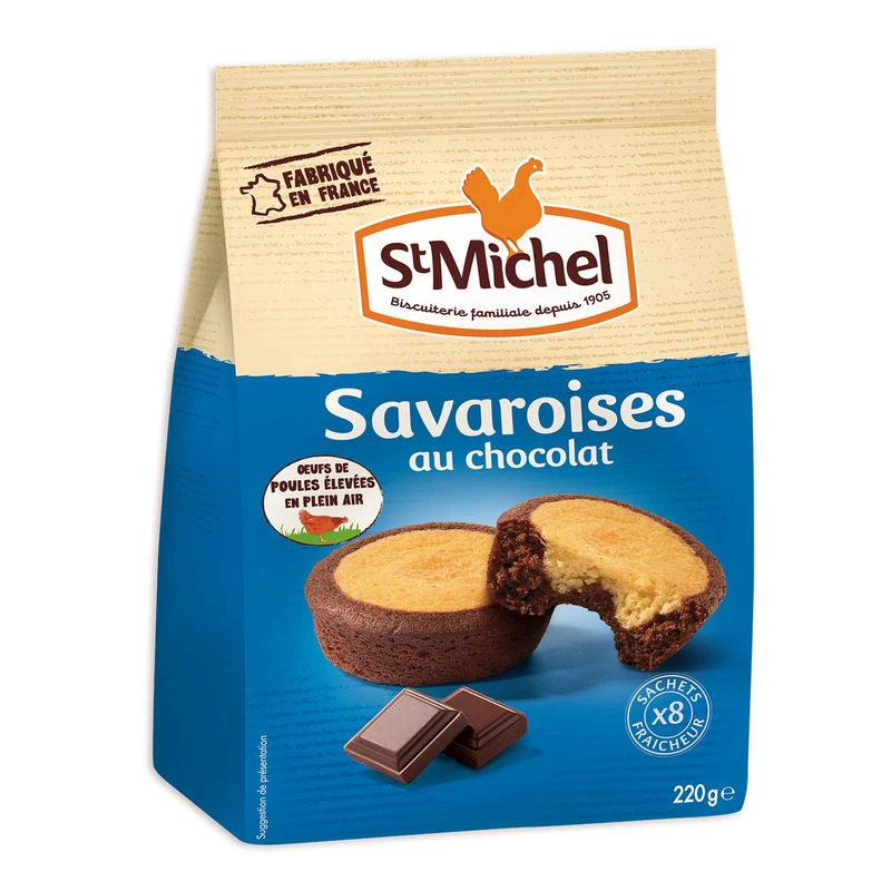 Savaroises aux Chocolat 220g - ST MICHEL