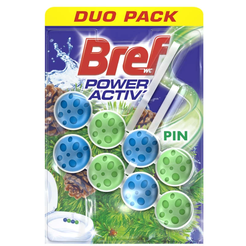 Blocco detergente per WC 2×50g - BREF