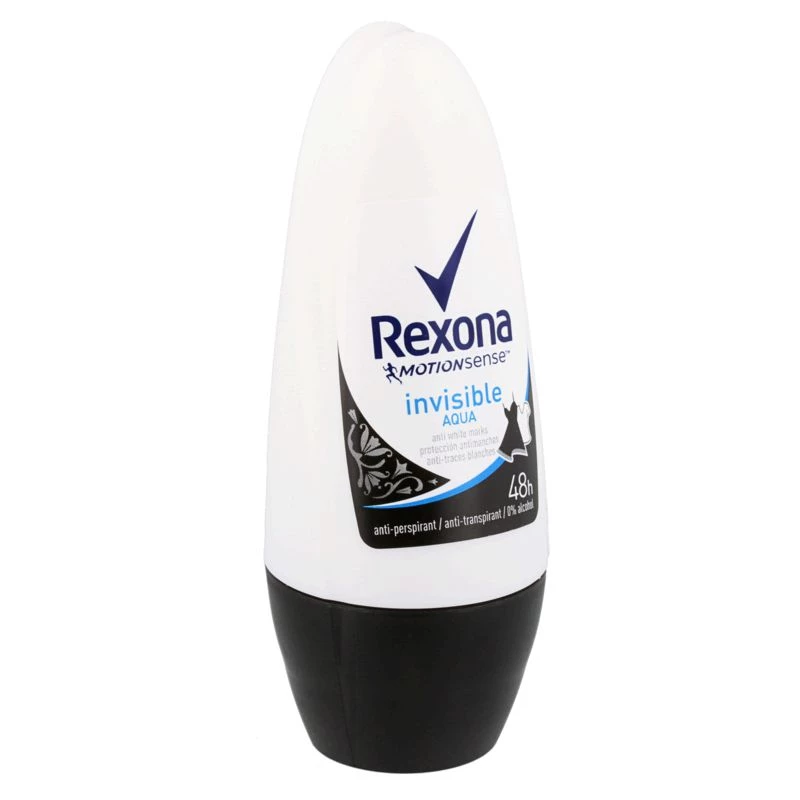 Deodorante Roll On Aqua Invisible 50 Ml - Rexona