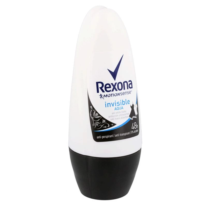 مزيل العرق رول أون أكوا غير مرئي 50 مل - Rexona