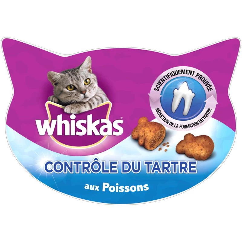 Friandises pour chats Contrôle du tartre barquette de 40 g - WHISKAS