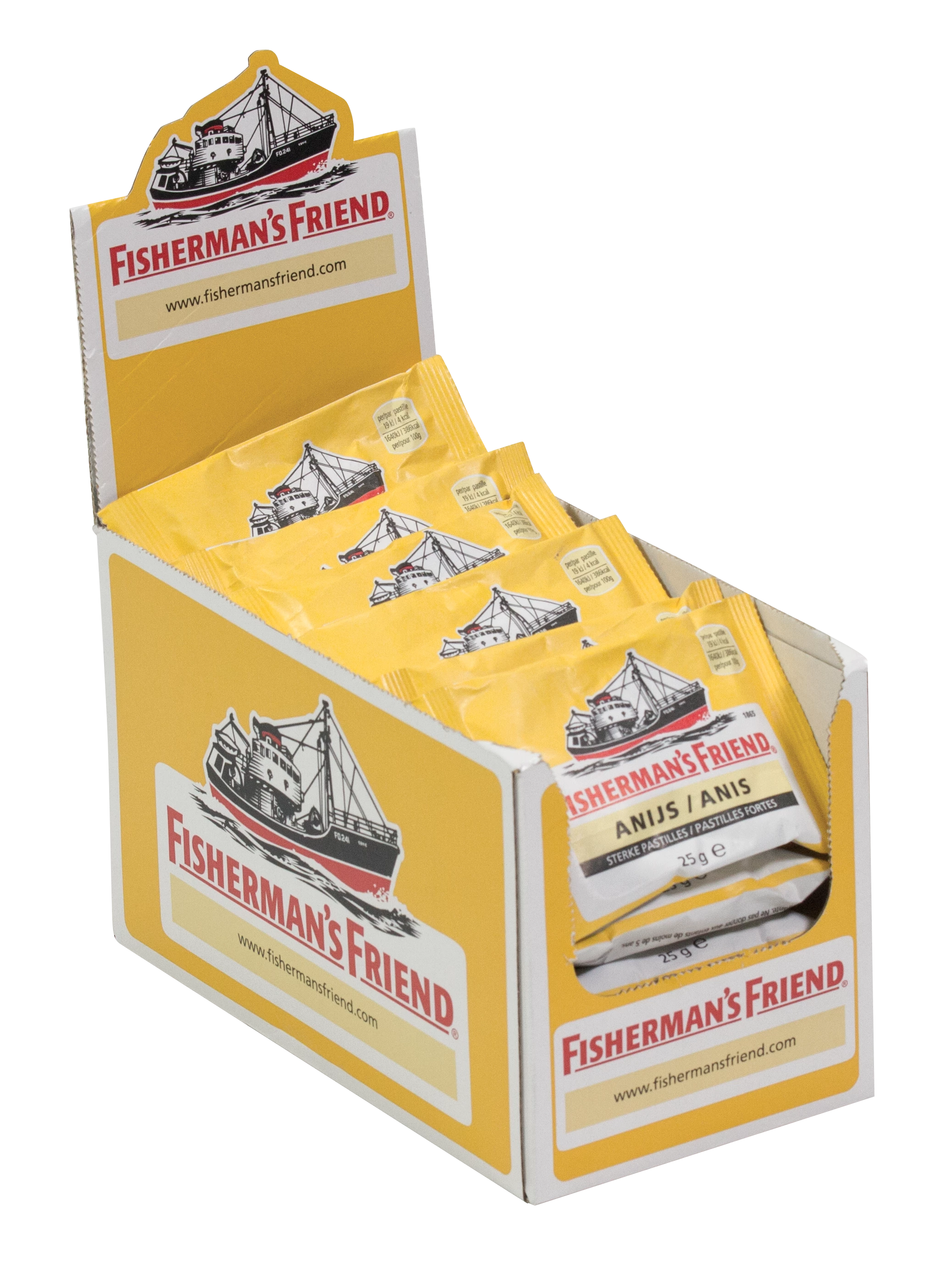 Pastilles Menthol Anis, 25g - FISHERMAN'S FRIEND