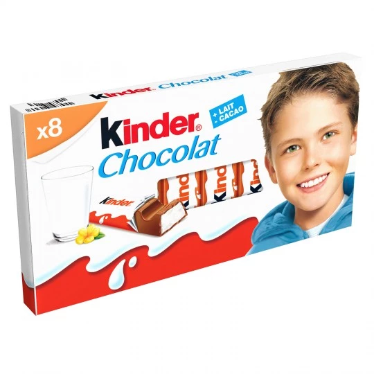 Barres chocolatées 100g - KINDER