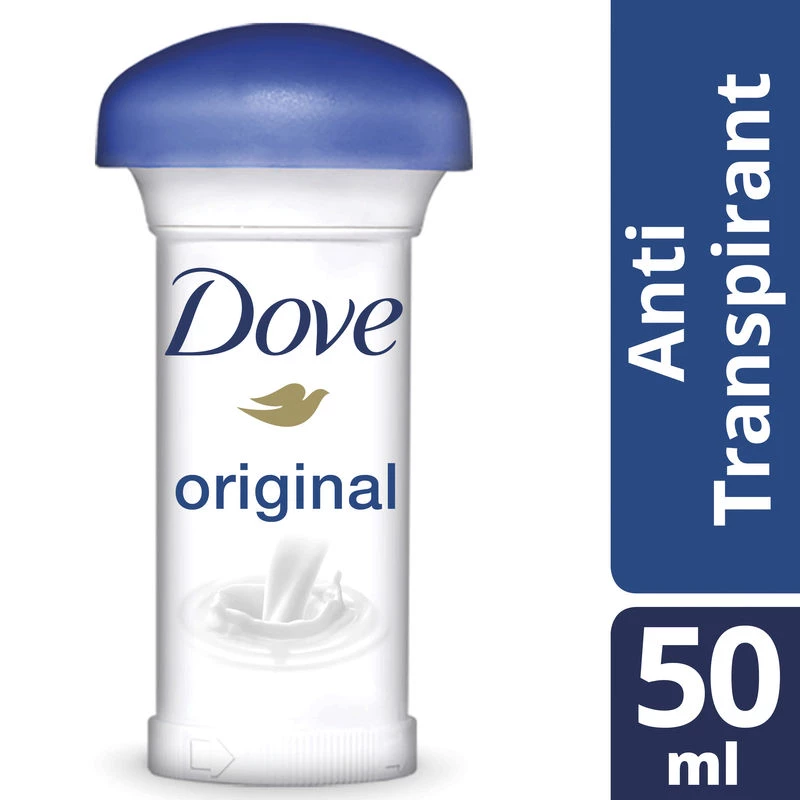Desodorante feminino antibacteriano original 50 ml - Dove