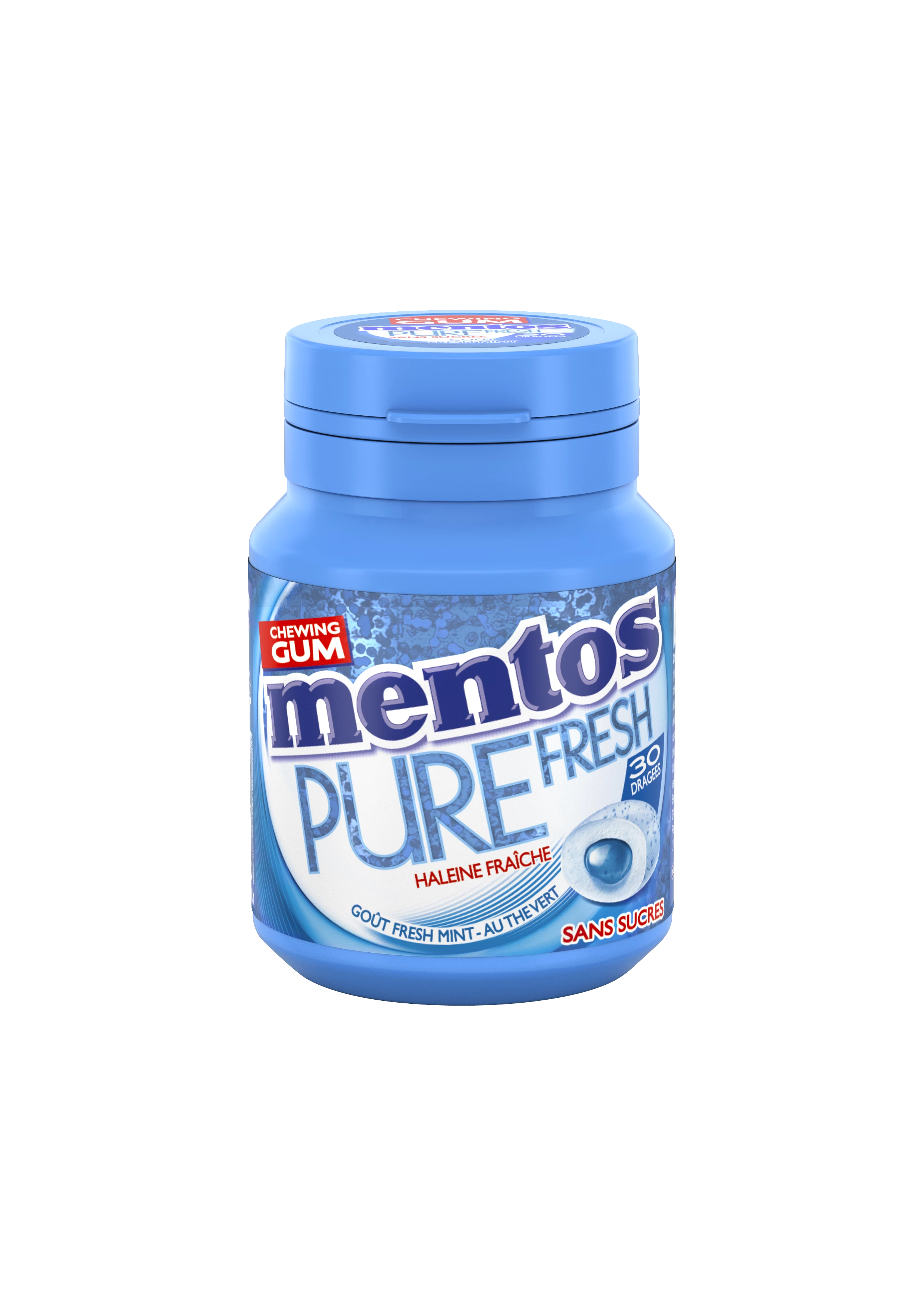 च्युइंग गम प्योर फ्रेश गोएट फ्रेश मिंट सैन्स सुक्रेस X30 - MENTOS