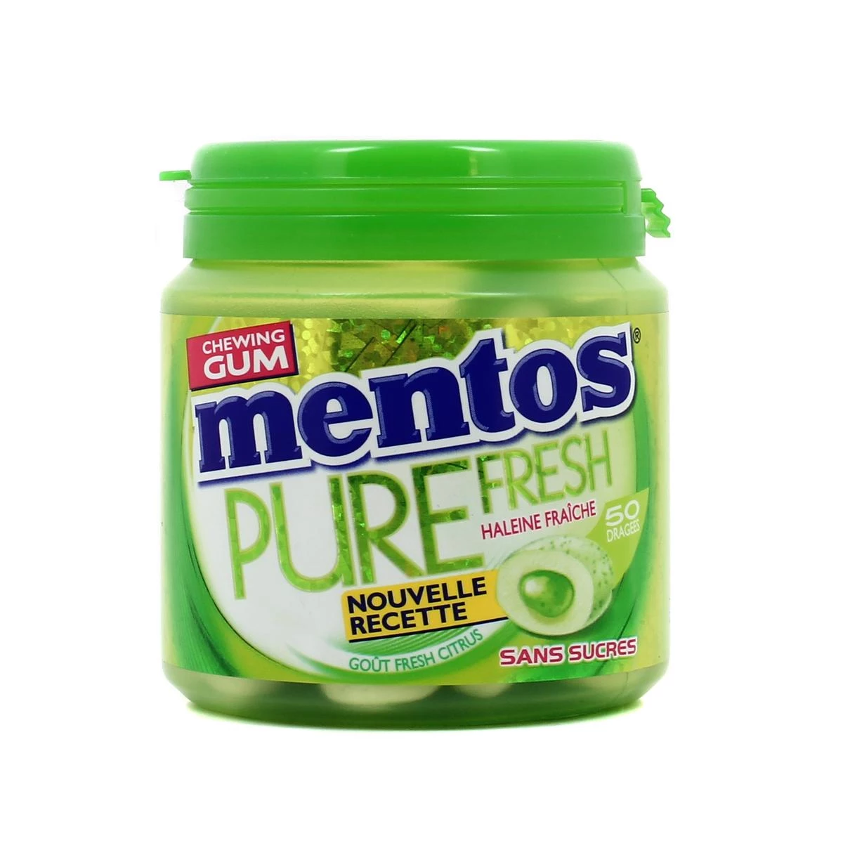 纯新鲜柑橘口香糖 100g - MENTOS