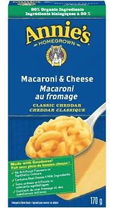 Mac Cheese Cheddar clássico, 170g x12 - ANNIE'S