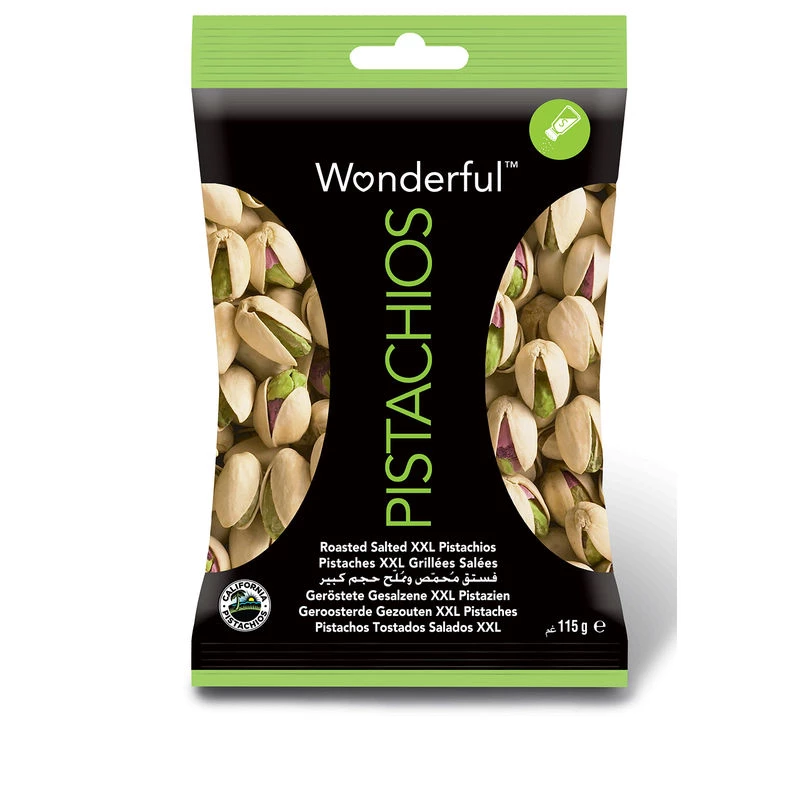 Geroosterde Gezouten Pistachenoten 115g - Wonderful