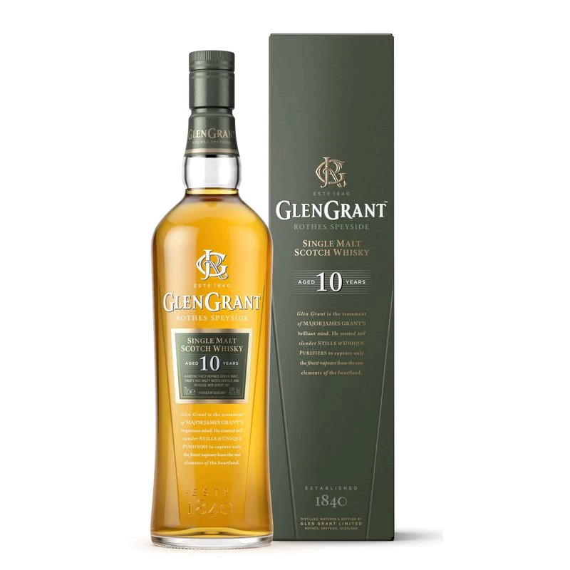 70cl Wh 10a 40 Glen Grant Et