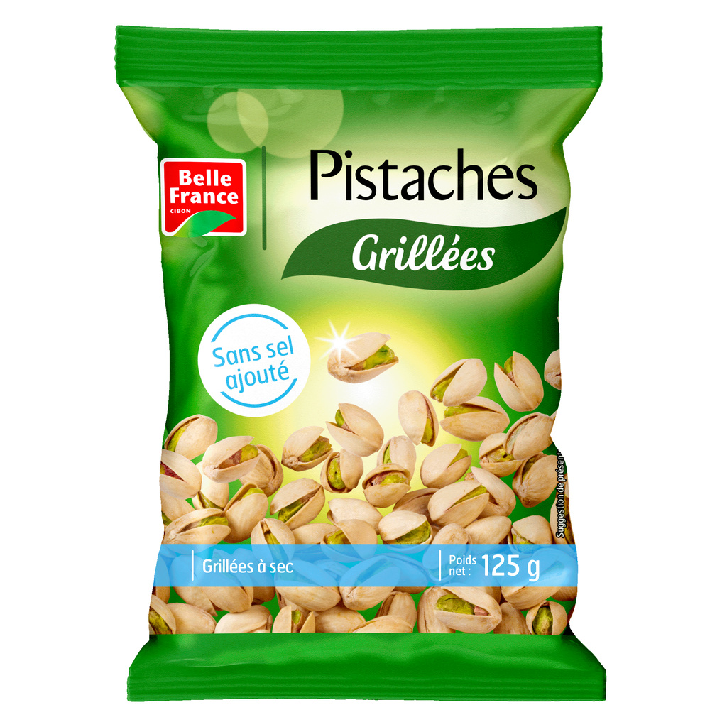 Pistaches Grillées Sans Sel Belle France 125g - BELLE FRANCE
