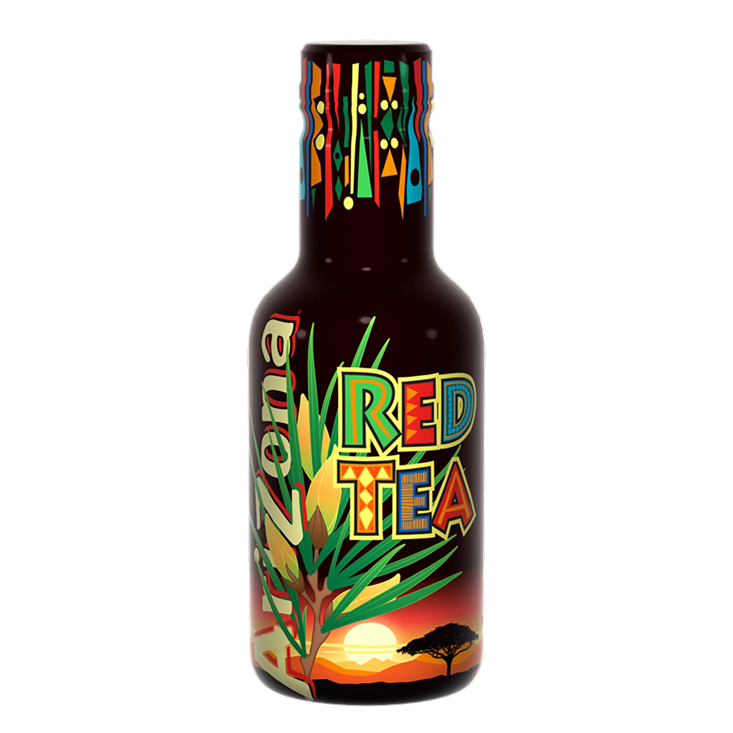 Garrafa Pet 500 Ml Arizona Rooibos Sabor Chá Vermelho