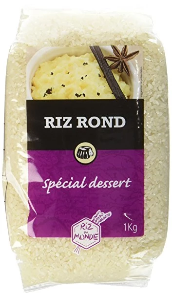 गोल चावल 1 किलो - RIZ DU MONDE