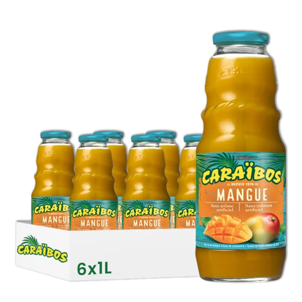 Boisson Mangue 1l X6 - CARAIBOS