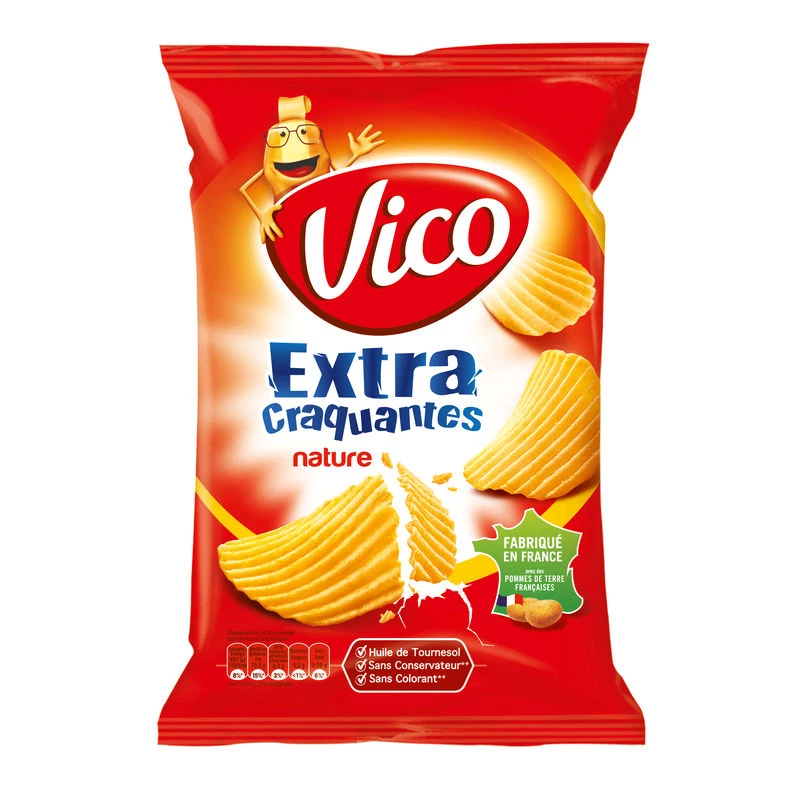 Chips nature extra craquantes 135g - VICO