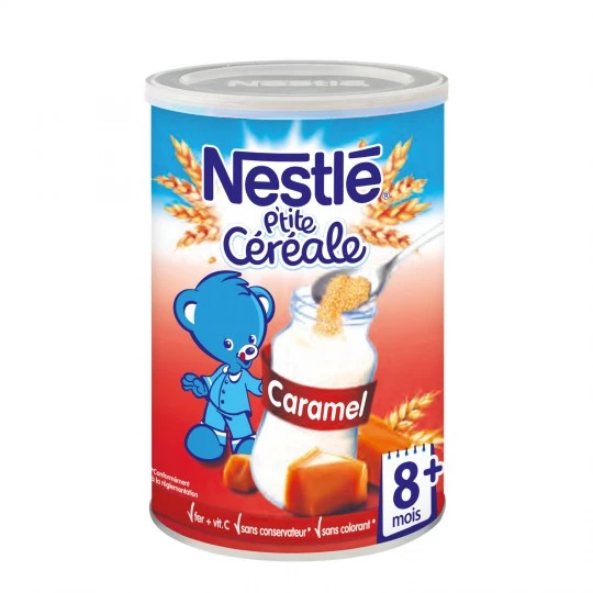 Céréales bébé caramel 8+ mois 400g - NESTLE