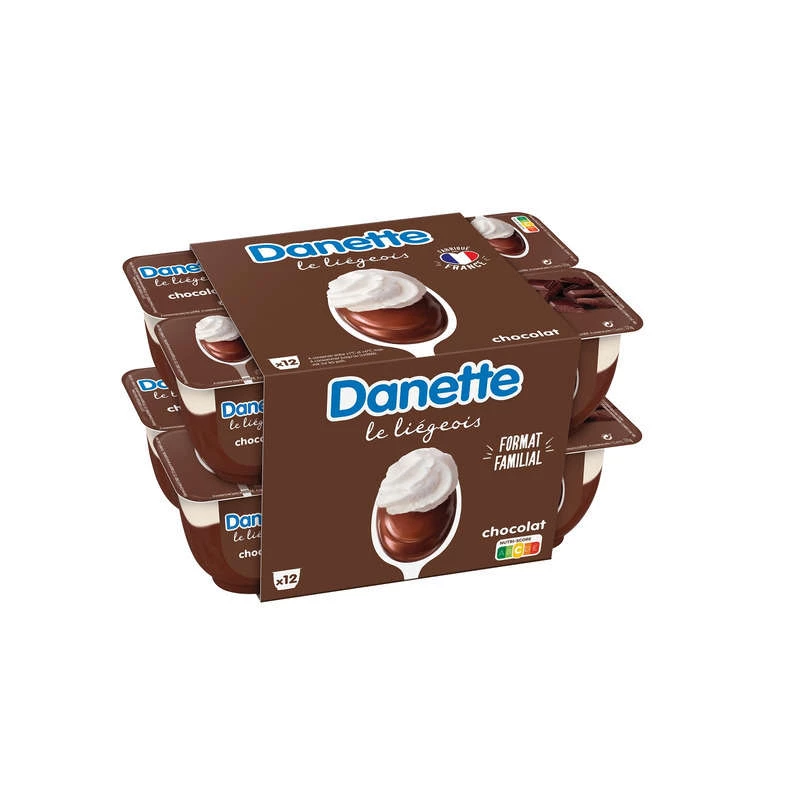 Danette Liegeois Chocolat 12x1