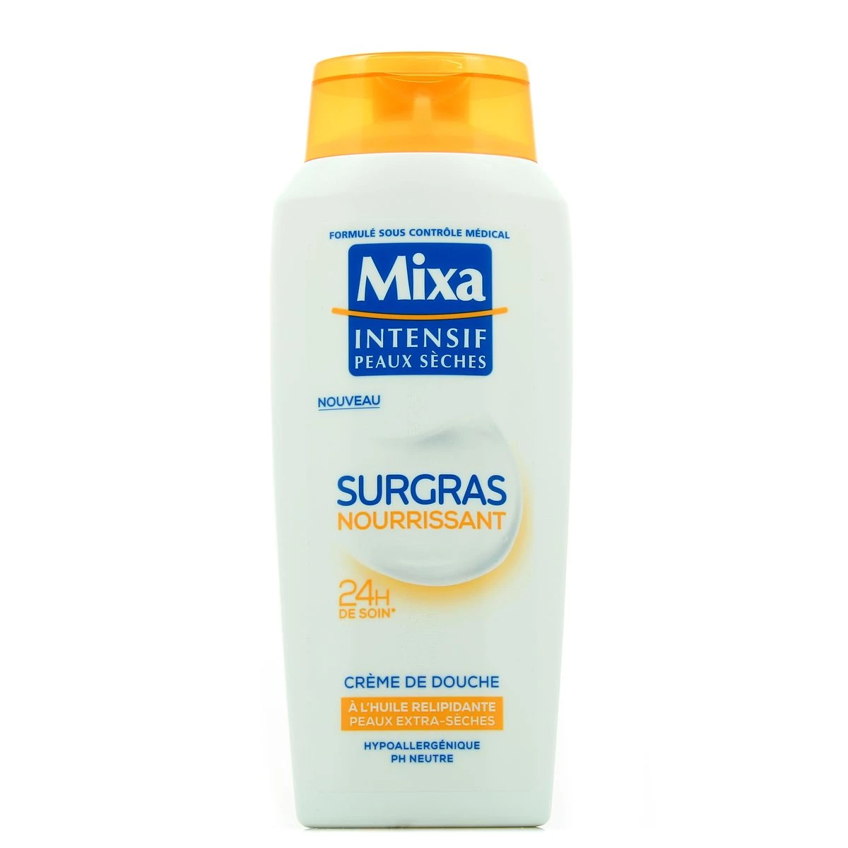 Crème de douche surgras nourrissant peaux extra-sèches 250ml - MIXA