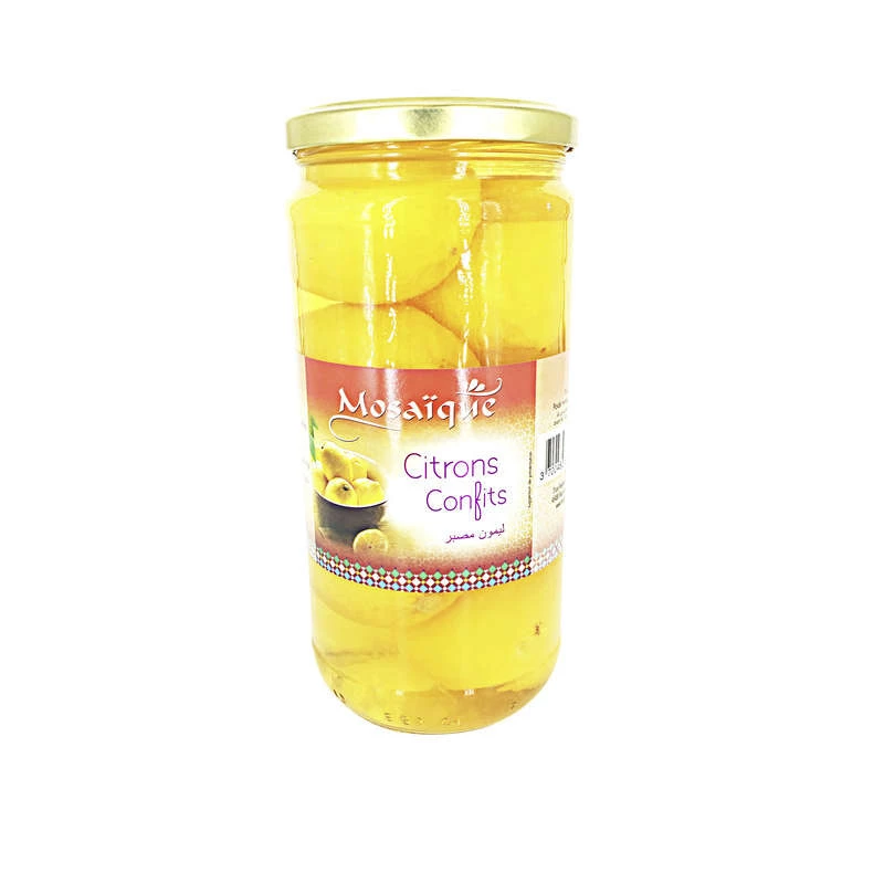 L Kandierte Zitronen 500g Glas Ver
