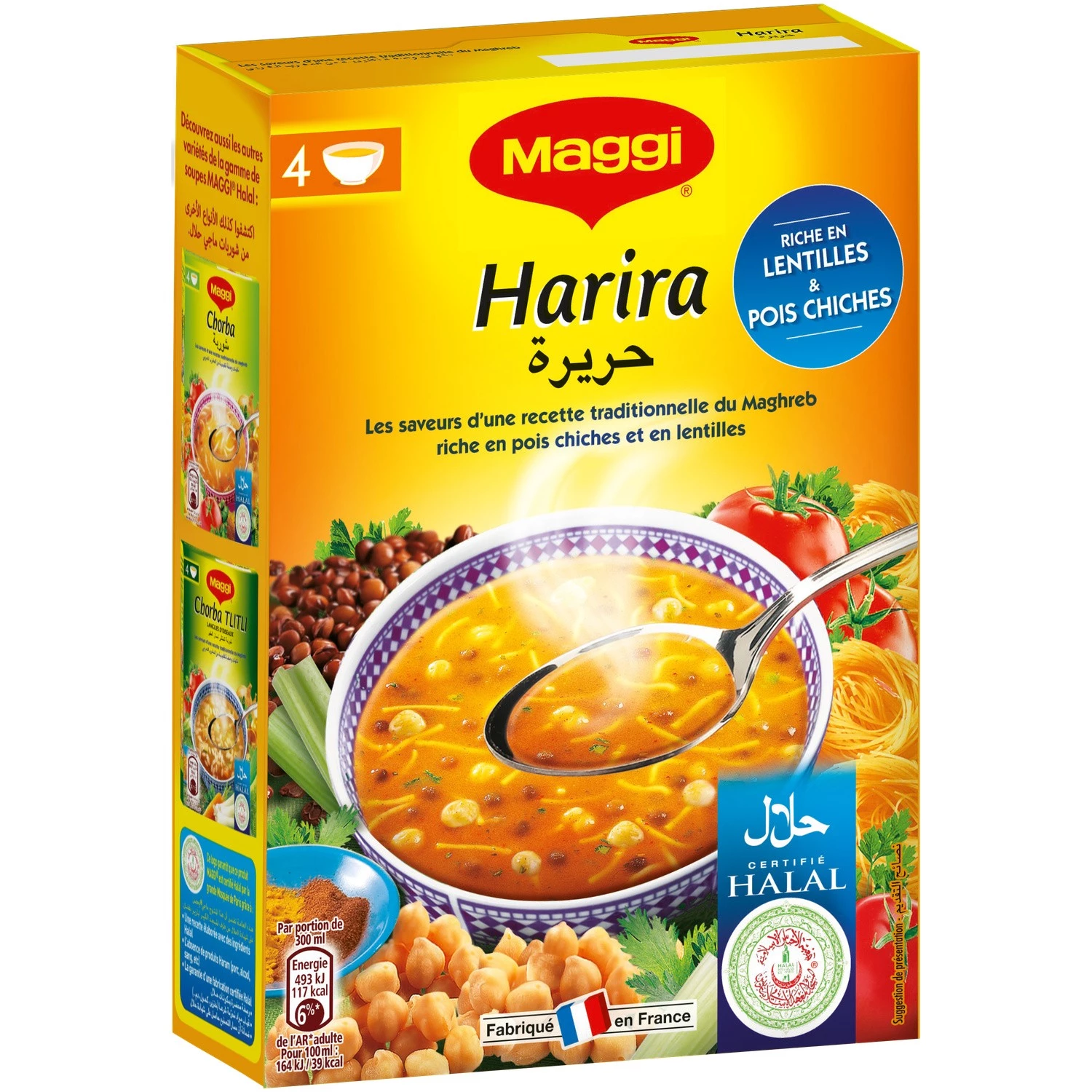 Soupe harira halal 135g - MAGGI