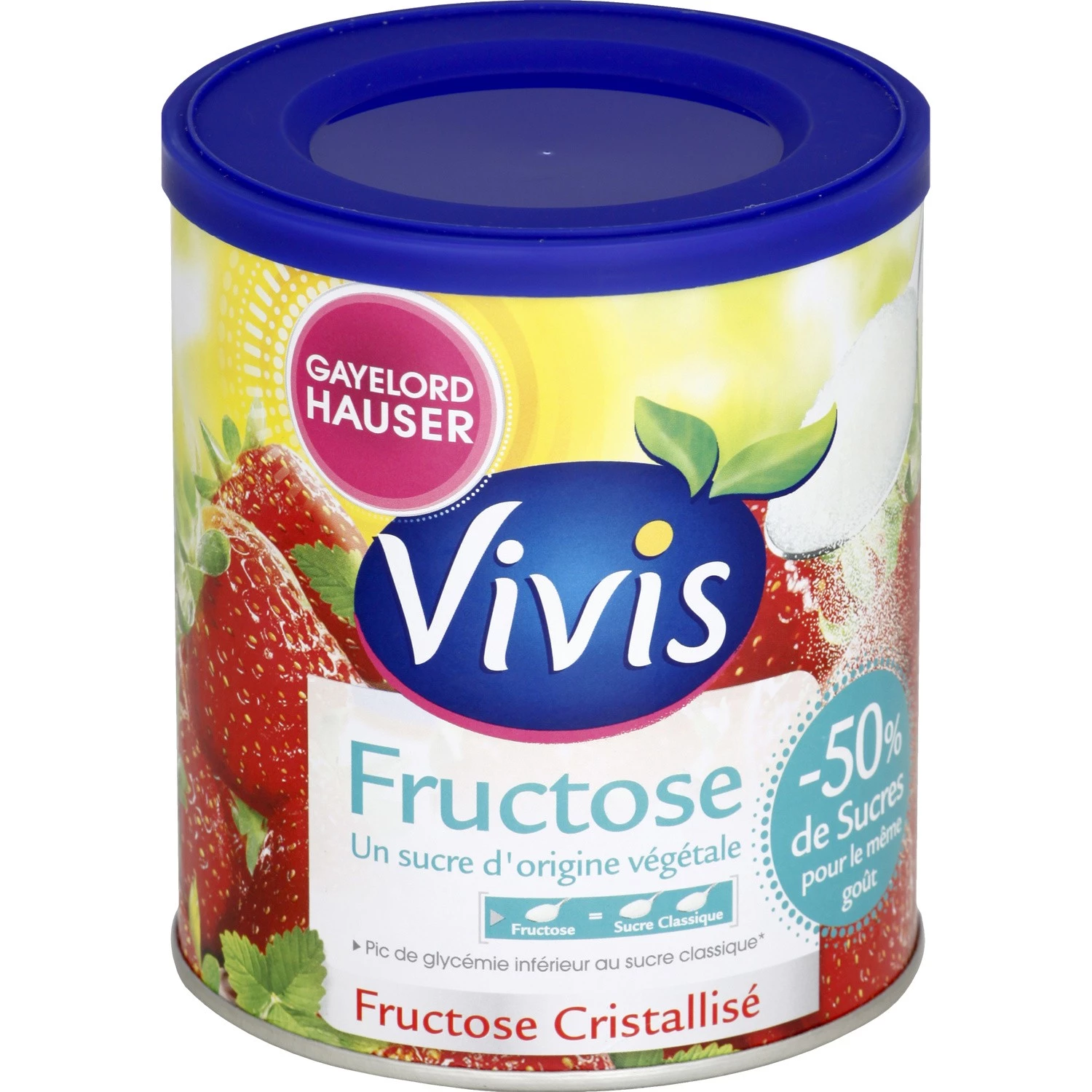 Fructose sucre d'origine végétale, 500g - VIVIS