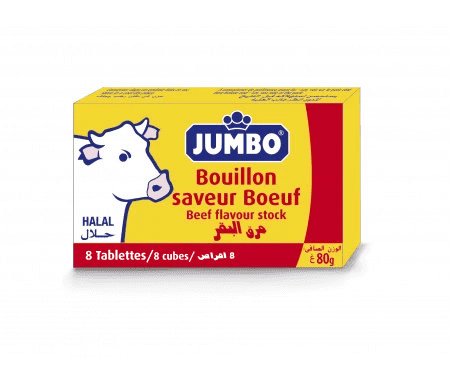 Bouillon bœuf halal x8 - JUMBO