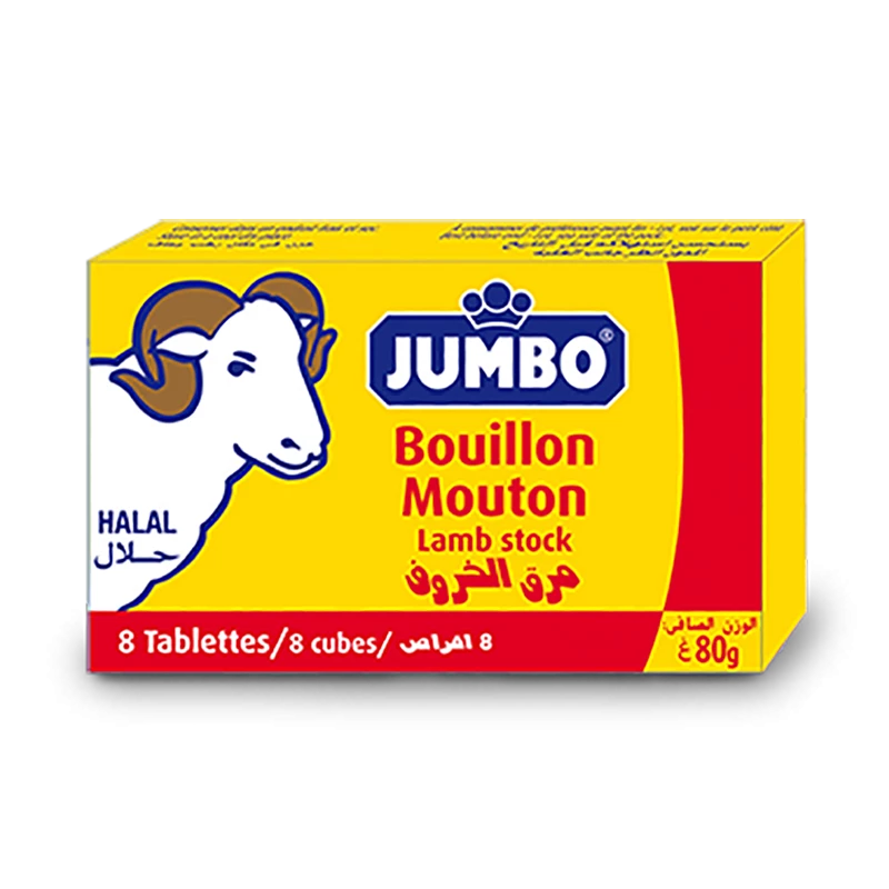 Bouillon mouton halal x8 - JUMBO