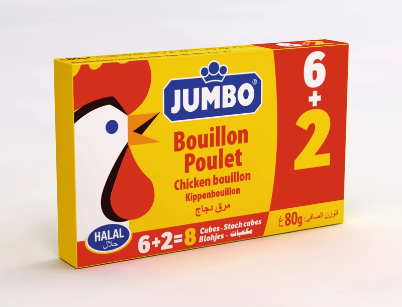 Bouillon poulet halal 6+2 - JUMBO