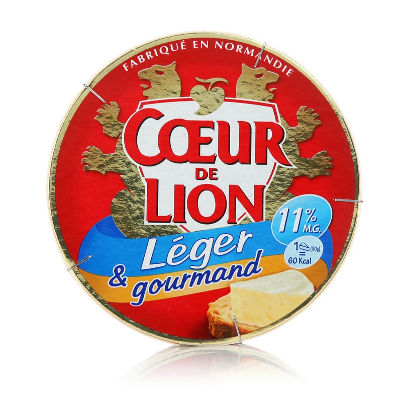 Fromage léger & gourmand 11% mg 250g - COEUR DE LION