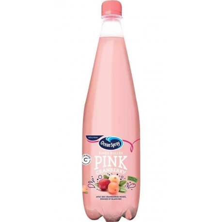 Boisson Fines Bulles Pink Cranberry 1l - Ocean Spray
