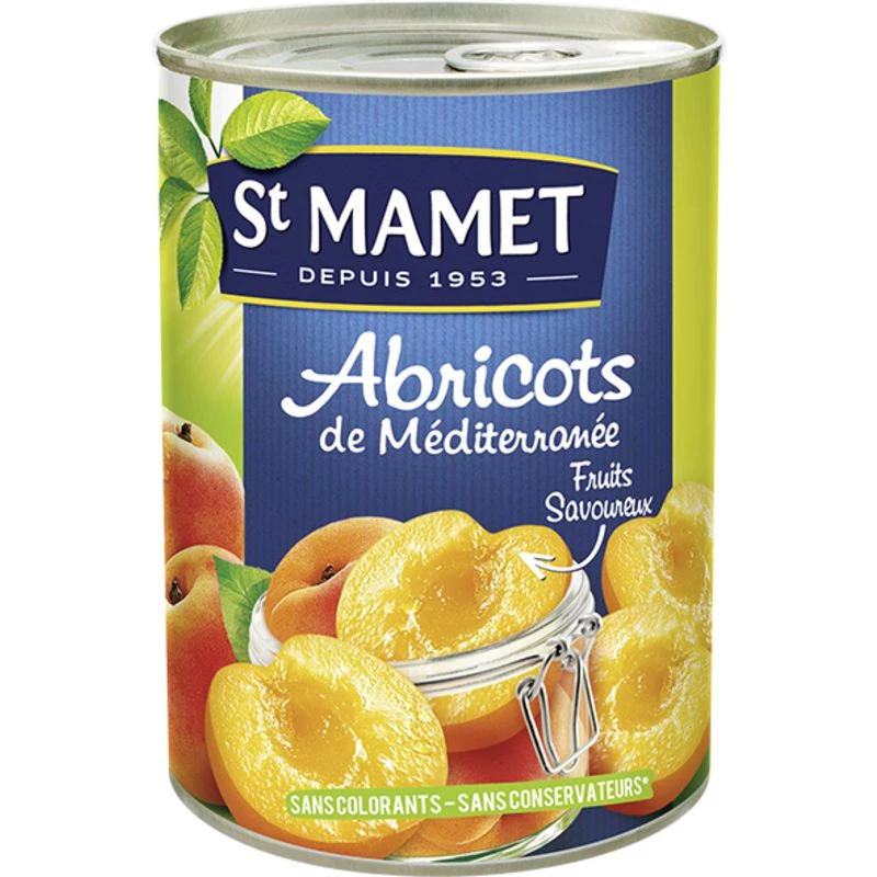 Fruits au sirop abricots 235g - ST MAMET