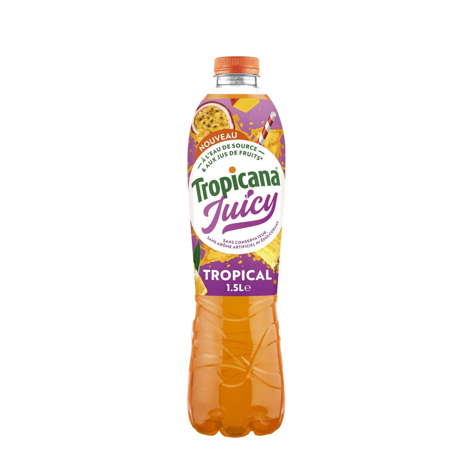Juicy Fruit Juice Drink Tropical Flavor 1.5l - Tropicana