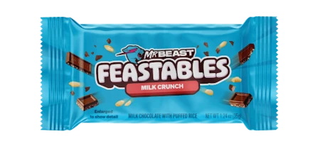 Chocolat Milk Crunch 60g - MR BEAST FEASTABLES