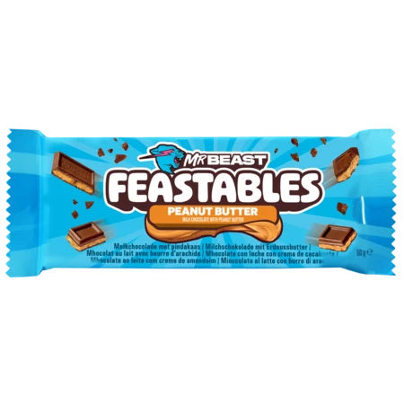Chocolat Peanut Butter 60g - MR BEAST FEASTABLES
