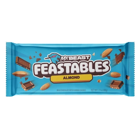 Chocolat almond 60g - MR BEAST FEASTABLES
