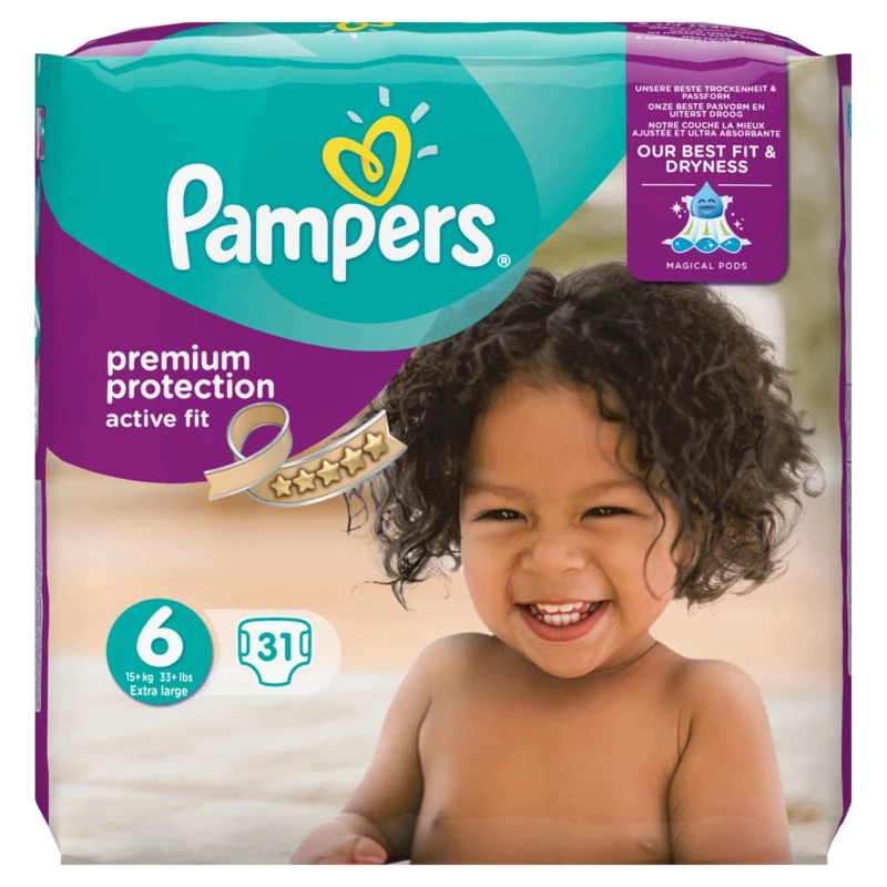 Pampers Active Fit Geant T6x31