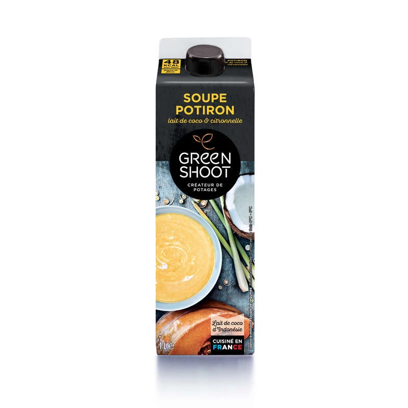 Soupe Potiron/lait Coco/citron