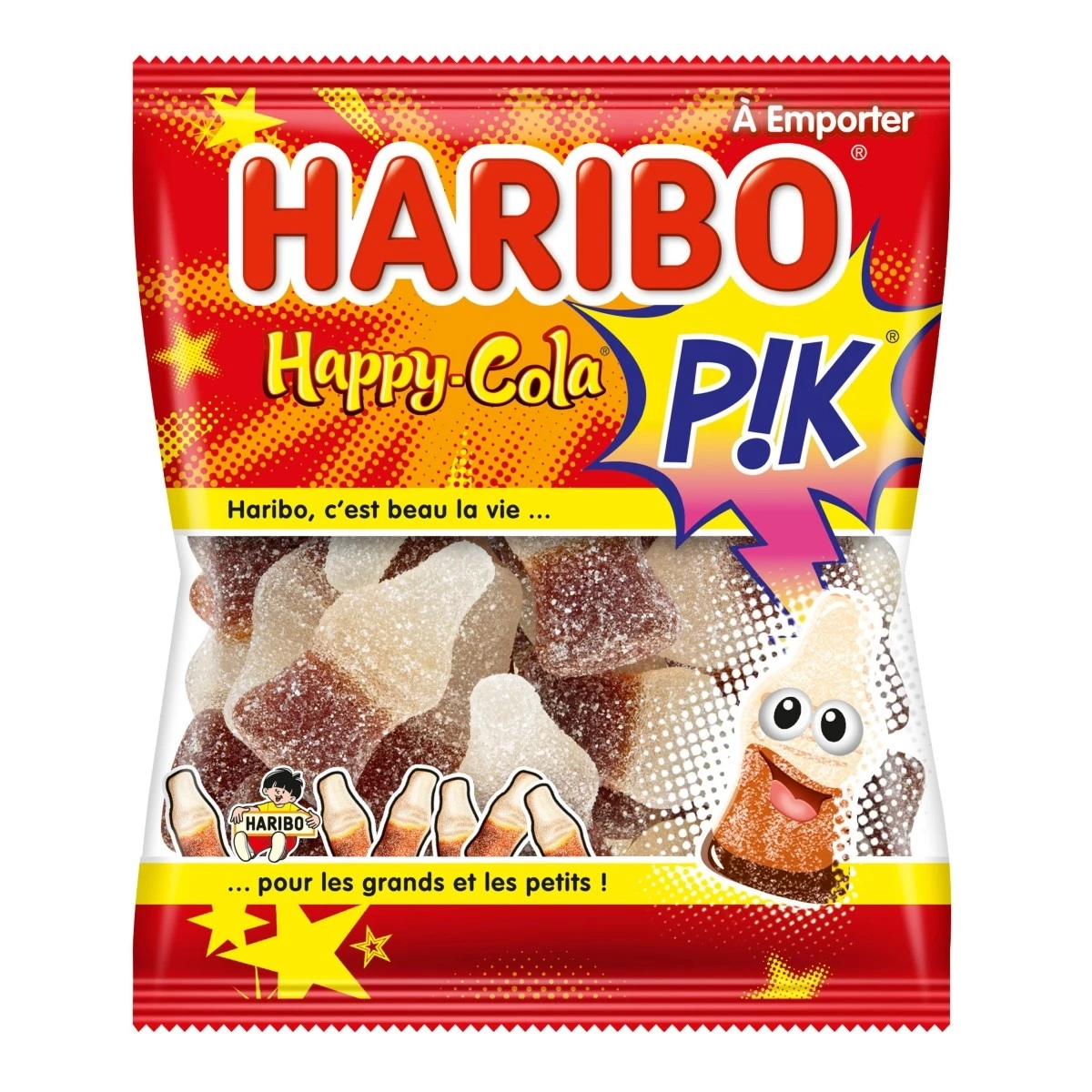 Pik de caramelo Happy Cola; 200g - HARIBO