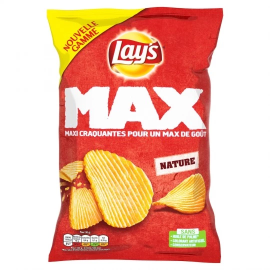 Chip Max Natuur, 120g - LAY'S