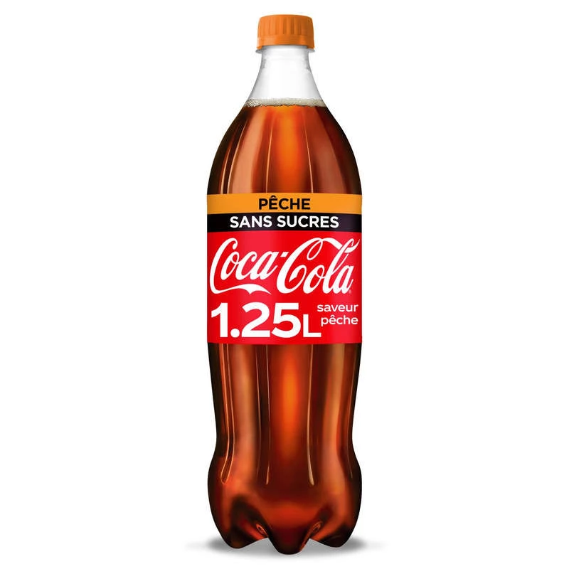 Coca Cola Zero Peche Pet 1.25l