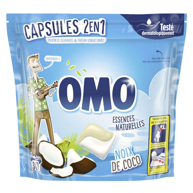 Omo Capsules Reve De Coco X30