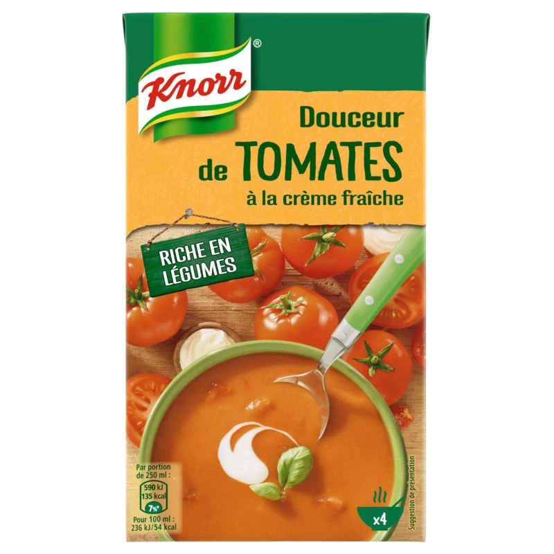 Soupe Tomate Crème Fraîche, 1l - KNORR