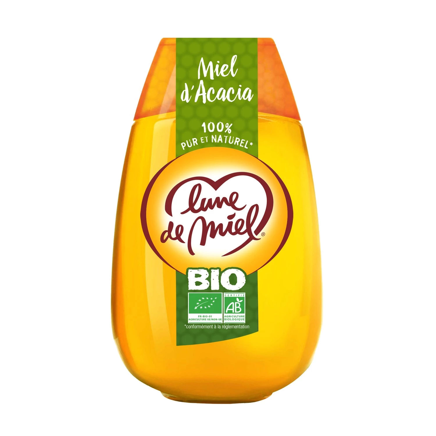 Organic Acacia Honey Dosage 500g - LUNE DE MIEL