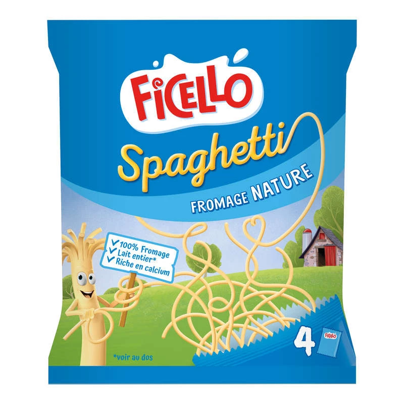 Ficello Spaghetti Nat X4  80g