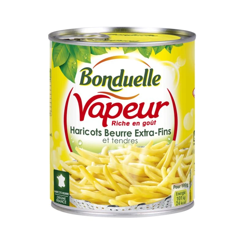 Vapeur Haricots beurre extra fins 4/4 590g - BONDUELLE