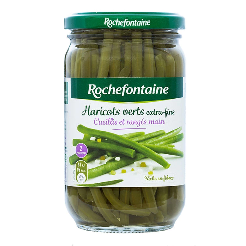 RocheFontaine Haricots Verts Extra fins 37cl